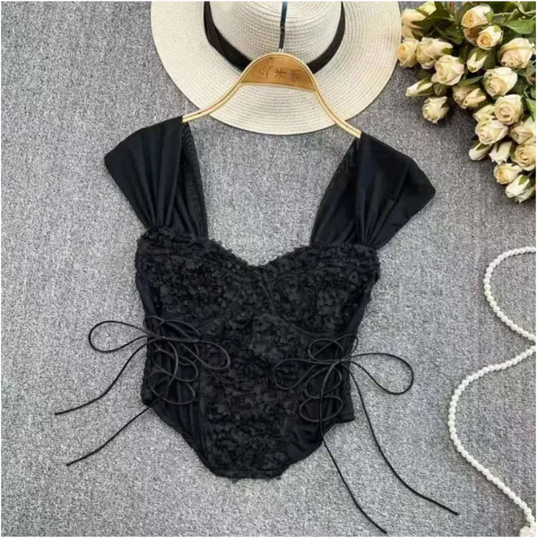 New Side Less Crop T-Shirt for Women